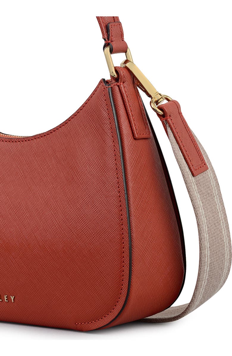 Radley Medium Crosby Leather Shoulder Bag, Alternate, color, Flame