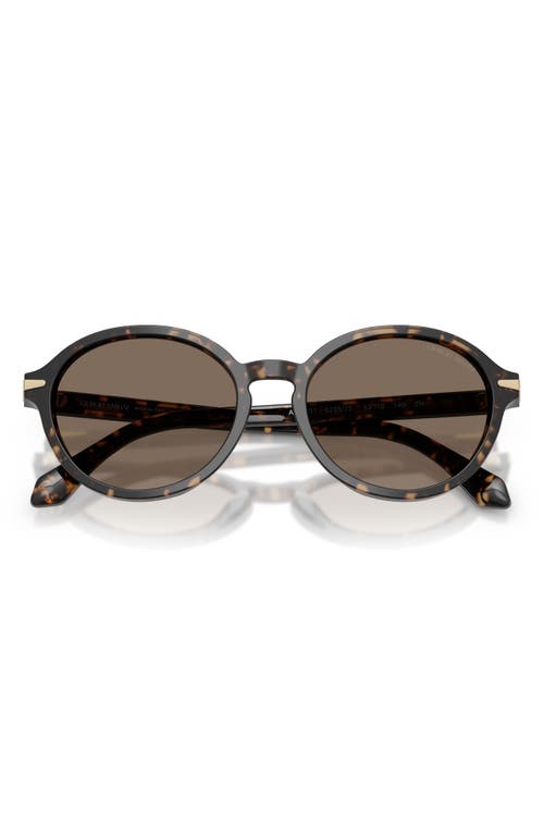 Giorgio Armani Round-frame Sunglasses In Brown