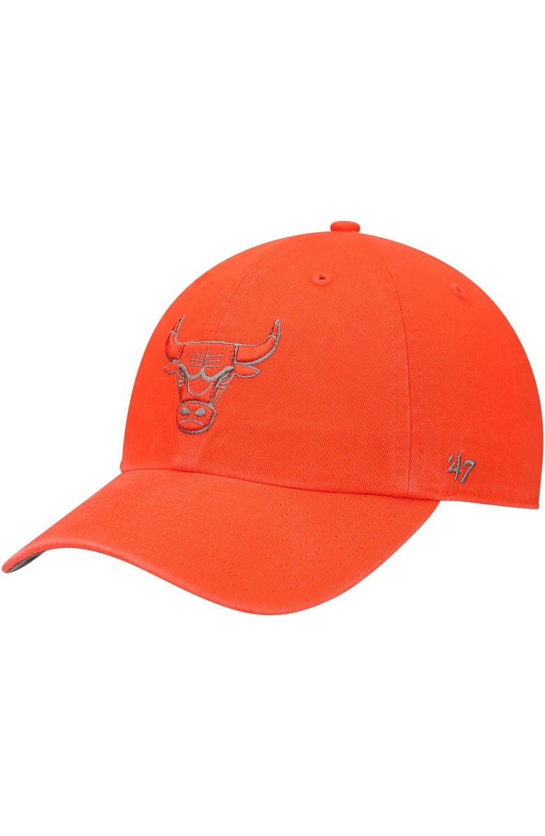 '47 Men's '47 Orange Chicago Bulls Ballpark Clean Up Adjustable Hat, Main, color, 