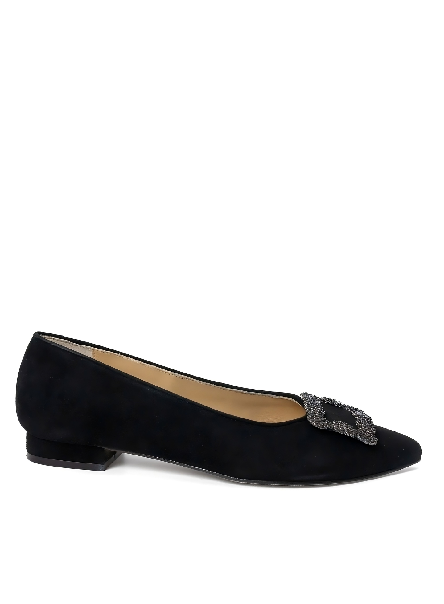 Menina Step Tiara Noir Flat, Main, color, Black