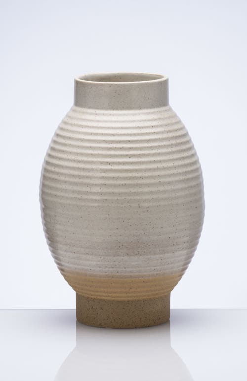 Dina Decor Greece Short Vase In Neutral
