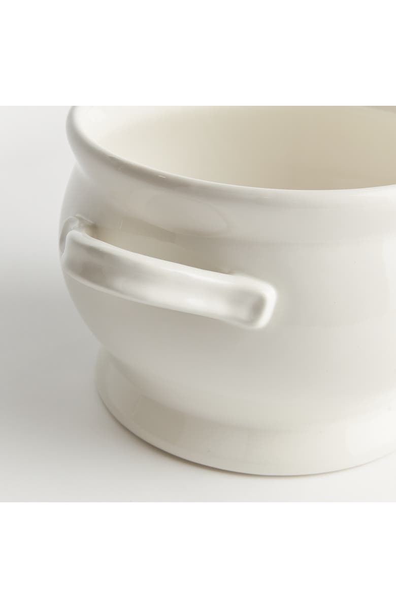 Napa Home & Garden Bradford Footed Bowl, Alternate, color, White