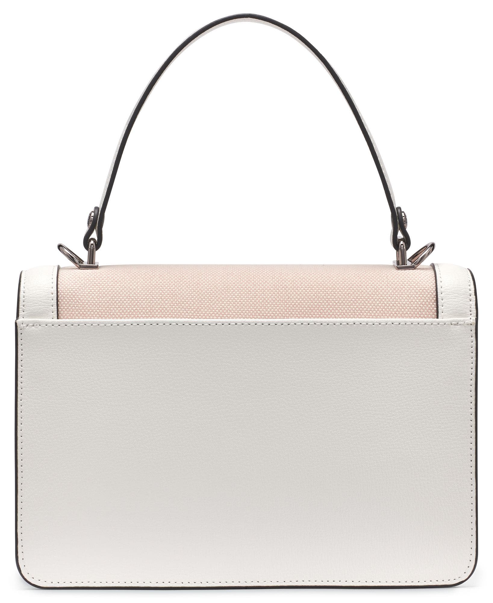 Simione Canvas Satchel, Alternate, color, Pink/Canvas