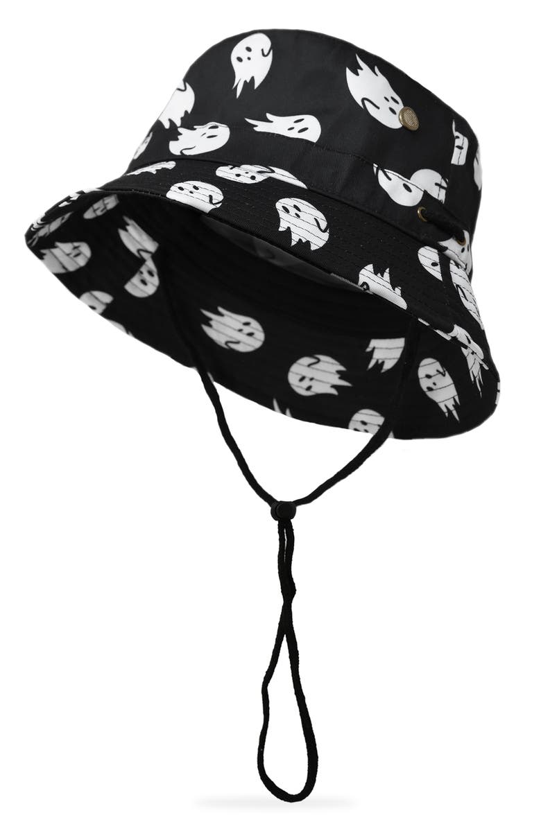 Dalix Ghost Bucket Hat, Alternate, color, Black