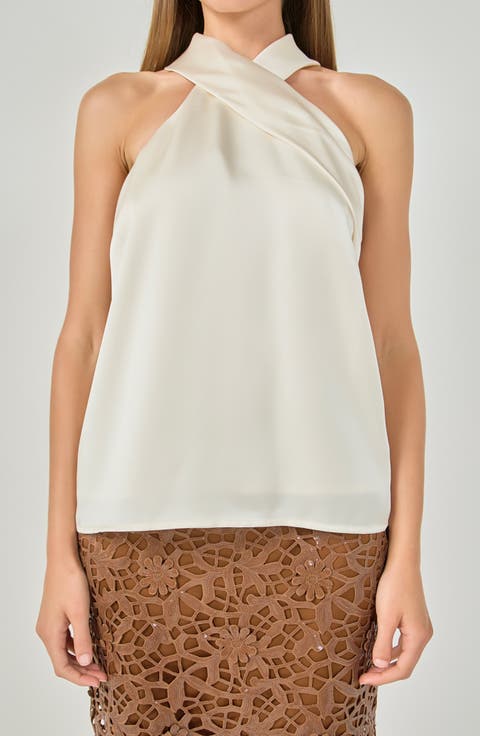 Satin Halter Top