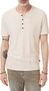 John Varvatos Ciel Variegated Rib Henley
