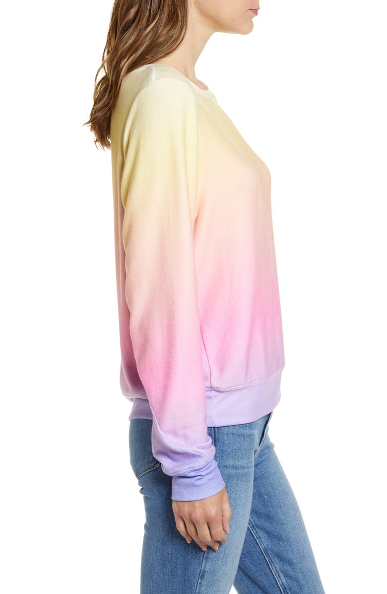 Wildfox Sail St. Lucia Baggy Beach Jumper Sweatshirt, Alternate, color, 