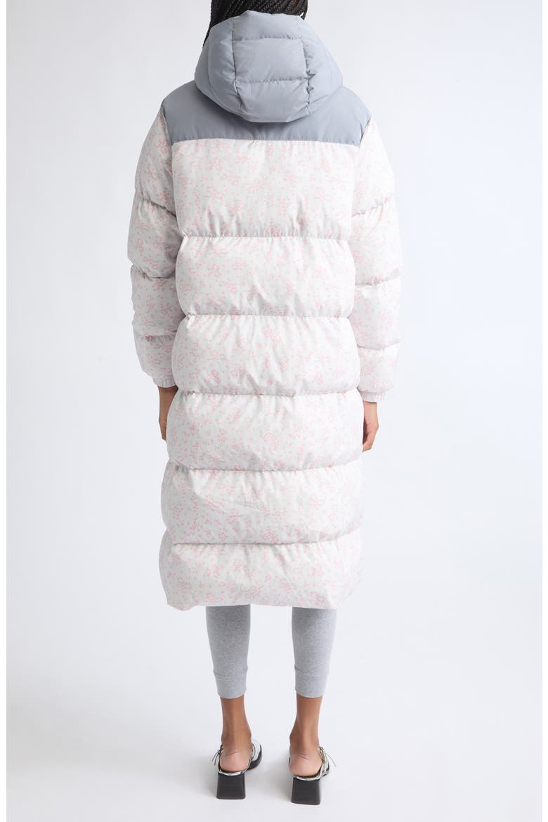 Duvet Puffer Coat, Alternate, color, GREY MULTI
