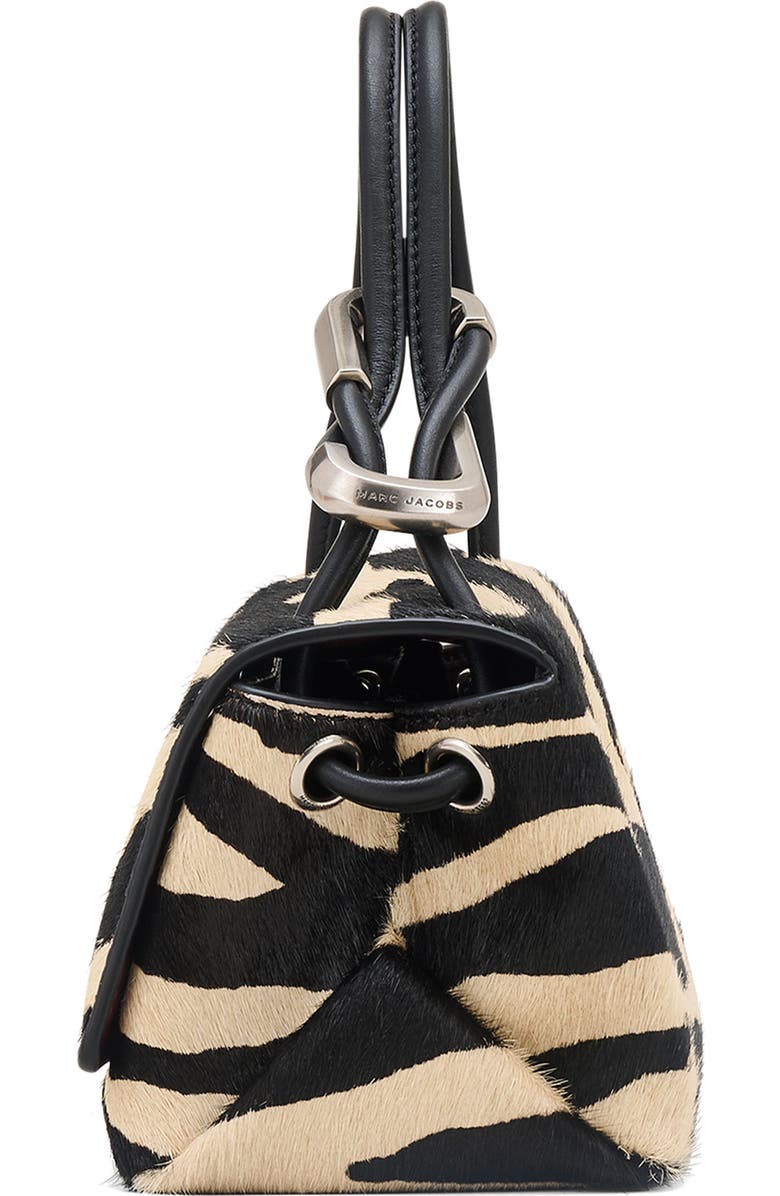 Marc Jacobs The Mini Lil' Link Zebra Genuine Calf Hair Bag, Alternate, color,