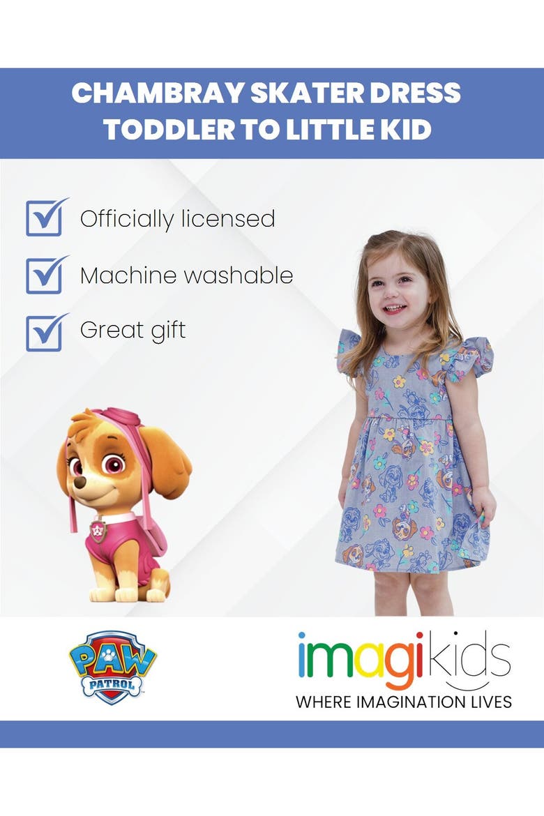 Skye Chambray Dress, Alternate, color, Chambray Blue Skye