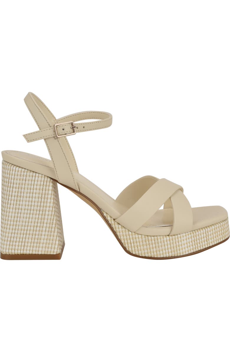 Calvin Klein Drancy 2 Ankle Strap Sandal, Alternate, color, Ivory