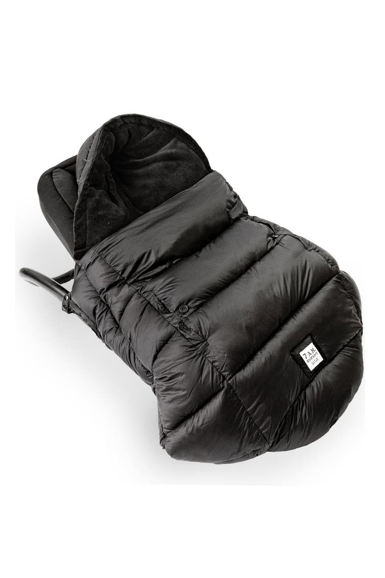 K-Poncho Heavyweight 3-in-1 Baby Carrier Cover, Alternate, color, BLACK PLUSH HEAVYWEIGHT