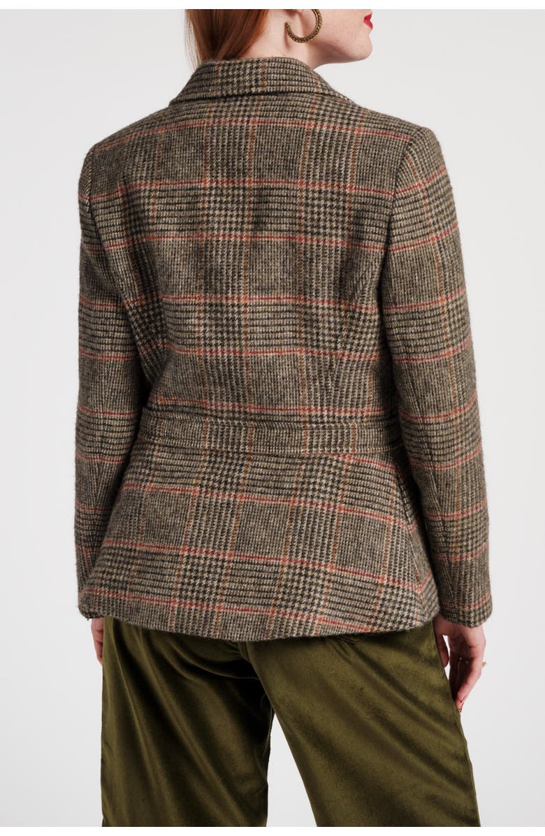 Frances Valentine Bobby Blazer Newbury Plaid Wool, Alternate, color, 