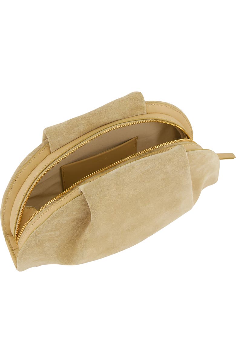 Vince Ava Suede Clutch, Alternate, color, Maiz