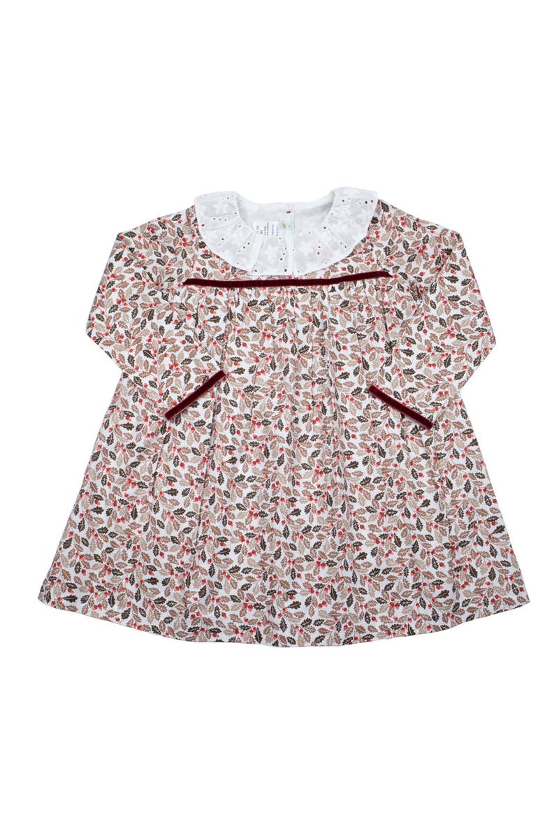 Cuclie Fall Acorns Dress for Infant, Main, color, Red Multi