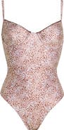 Kulani Kinis Decorative Underwire One-Piece Swimsuit