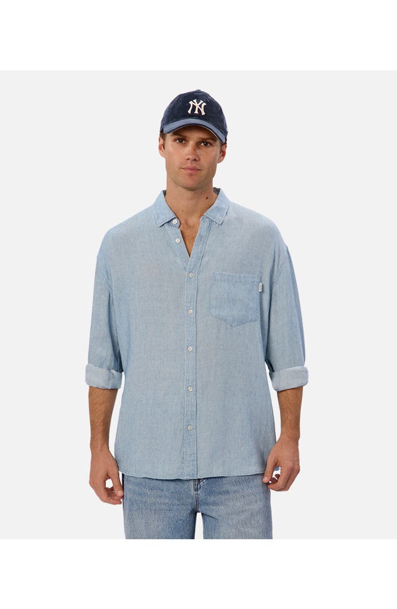 Industrie Australia The Wisconsin Long Sleeve Shirt, Main, color, Vintage Wash