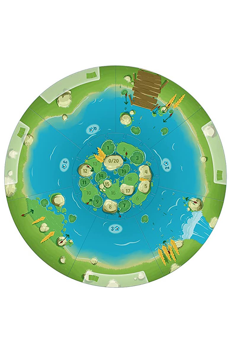 Luma Imports Aquarena Board Game, Kids & Family, 26 Players, 30 Mins, Ages 8+, Alternate, color, Multicolored