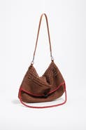 Bimba y Lola Medium Paper Shoulder Bag