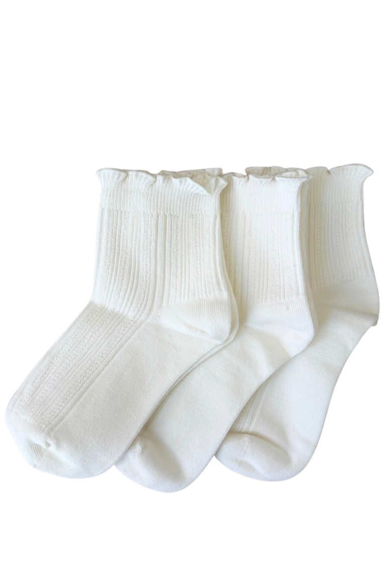 Flutter Ankle Sock 3PK, Main, color, Snowflake