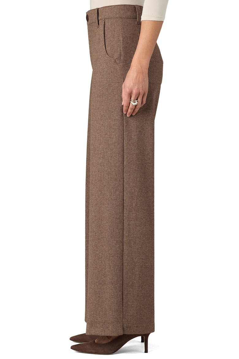 Whitney Skyrise Wide Leg Trousers, Alternate, color, SAND/ CACAO POWDER