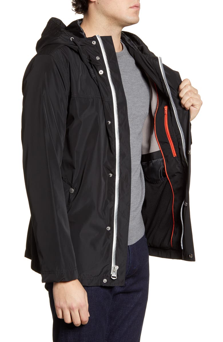 Cole Haan Packable Hooded Rain Jacket, Alternate, color,