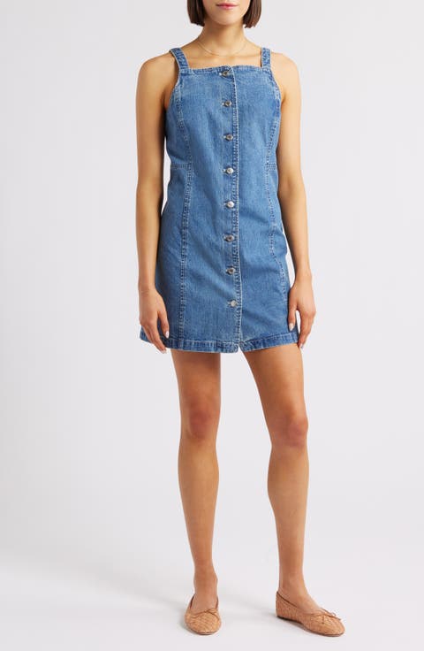 Women's Mini Denim Dresses | Nordstrom Women's Mini Denim Dresses | Nordstrom