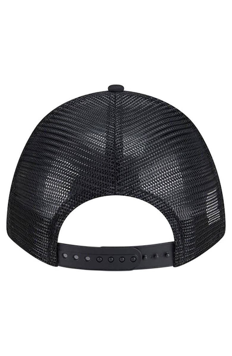 New Era Men
s New Era Black Jacksonville Jaguars Gas Station 9FORTY A-Frame M-Crown Adjustable Trucker Hat, Alternate, color, 