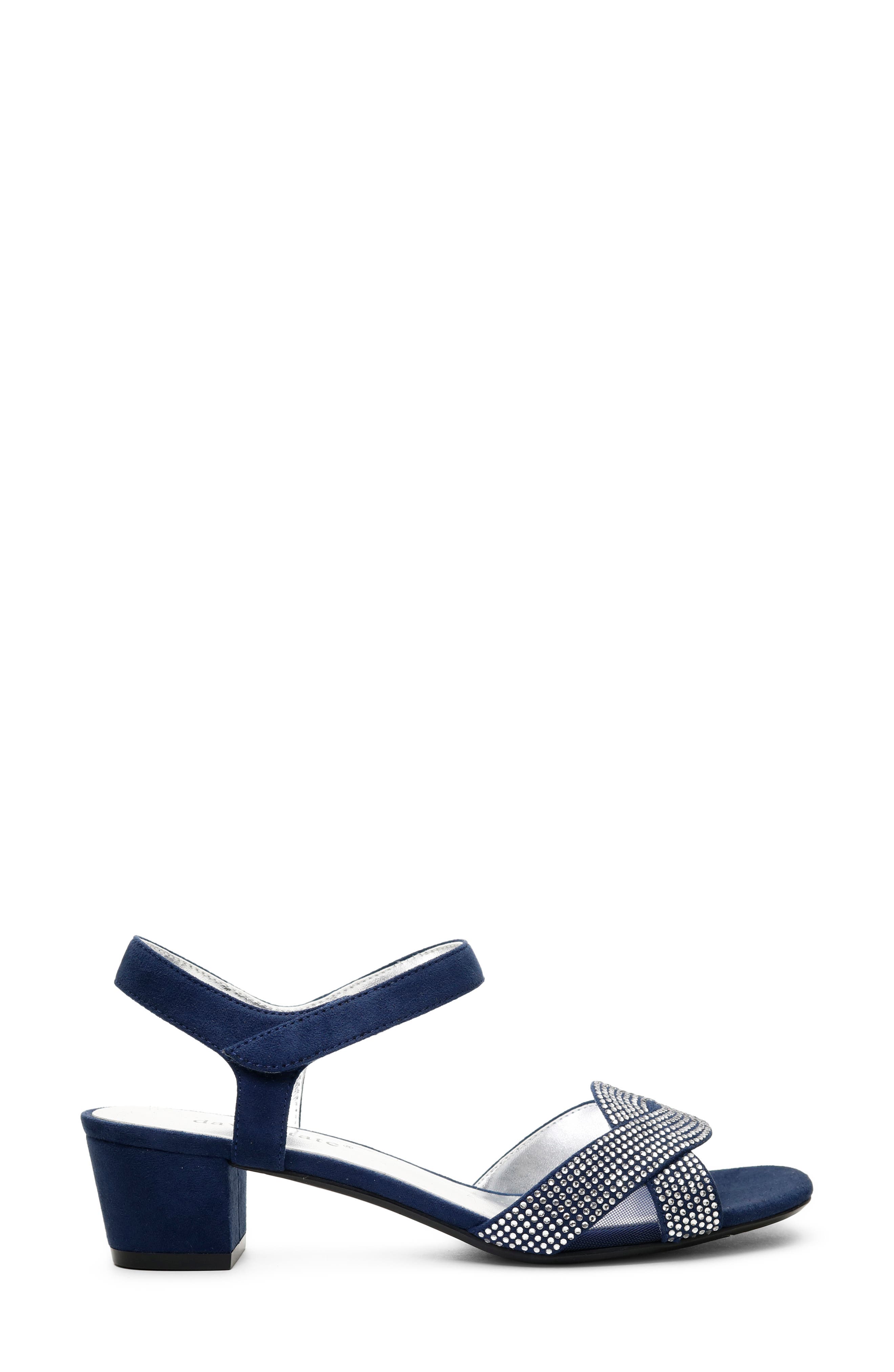 Rona Sandal, Alternate, color, NAVY SUEDE