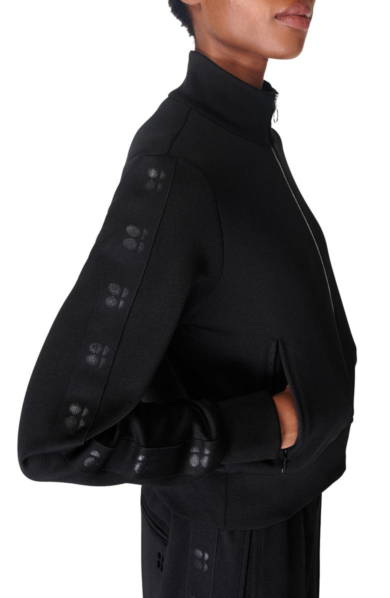 Sweaty Betty Retro Tricot Zip Jacket, Alternate, color, 