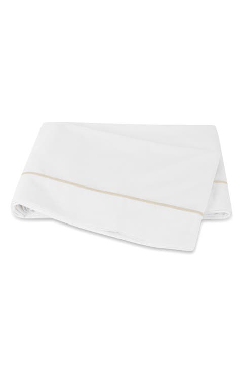 Bergamo 500 Thread Count Cotton Percale Flat Sheet