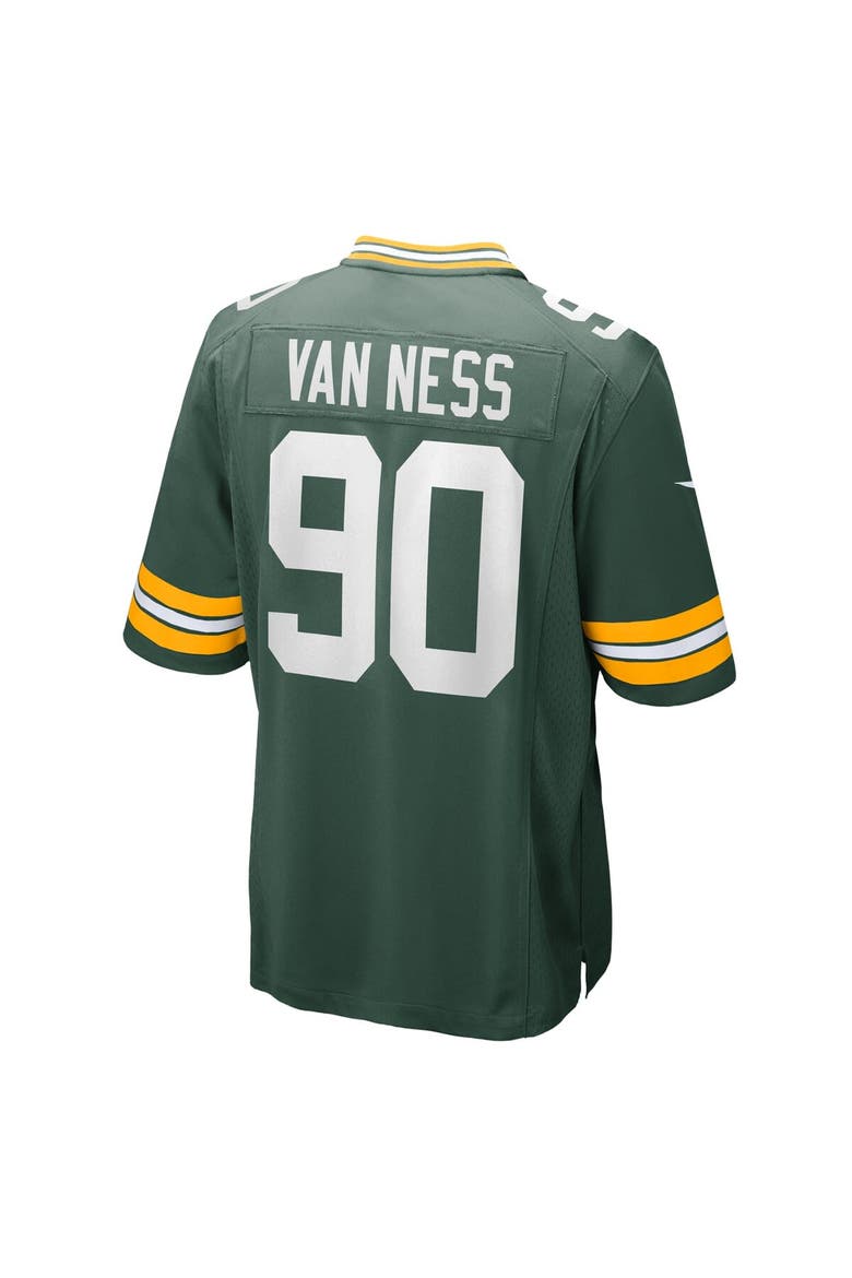 Men's Nike Lukas Van Ness Green Green Bay Packers  Game Jersey, Alternate, color, Green