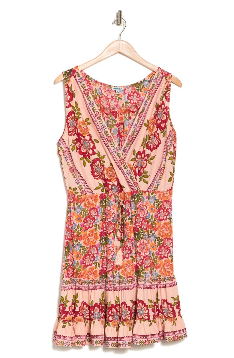 NOSTALGIA APPAREL Floral Tank Dress, Alternate, color, 