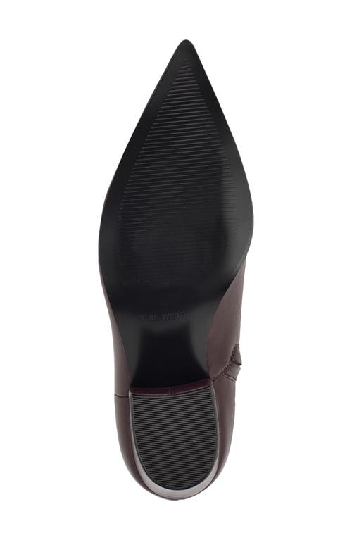 Nine West Savie Block Heel Bootie In Red