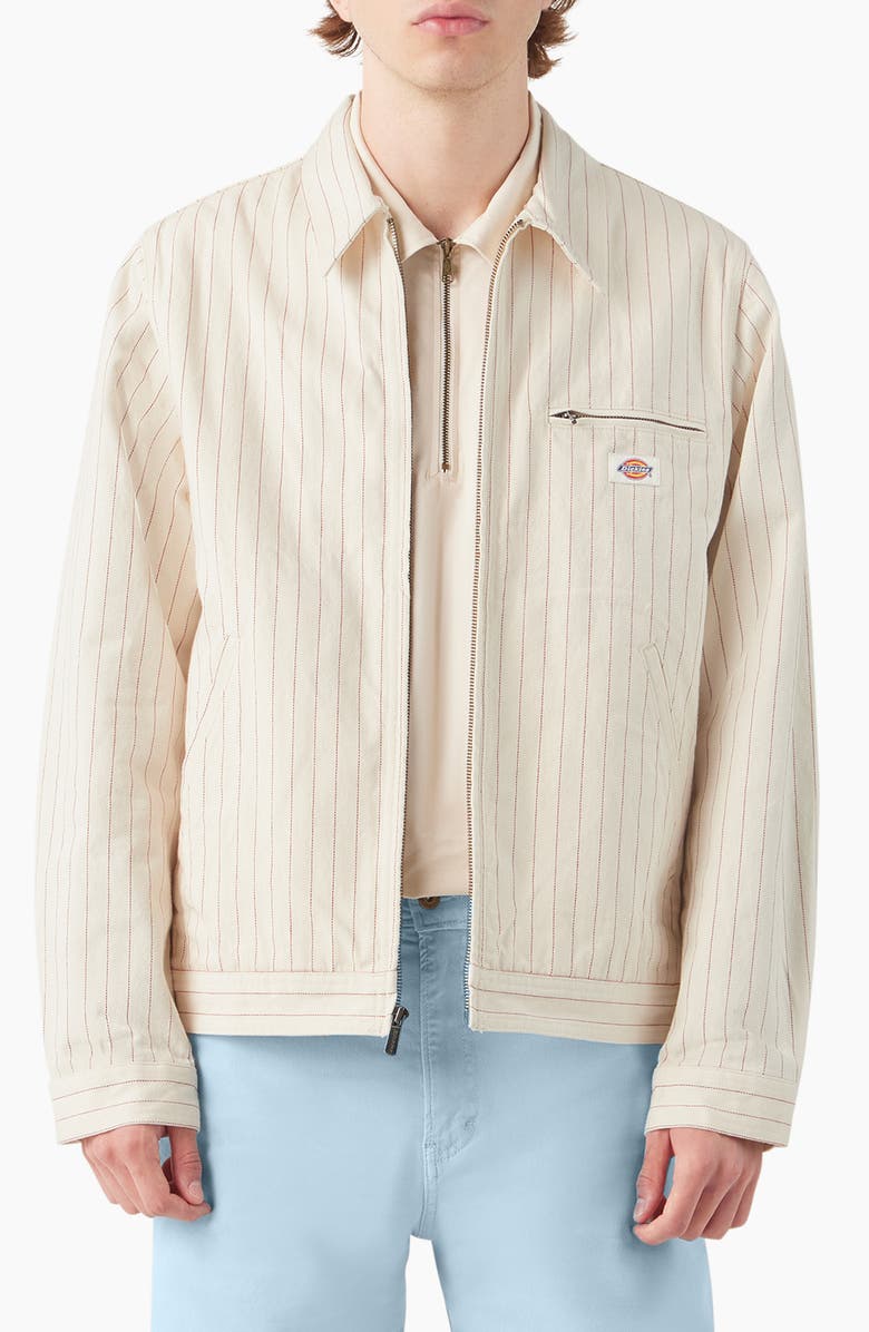Dickies Service Stripe Cotton Canvas Painter's Jacket, Main, color, 