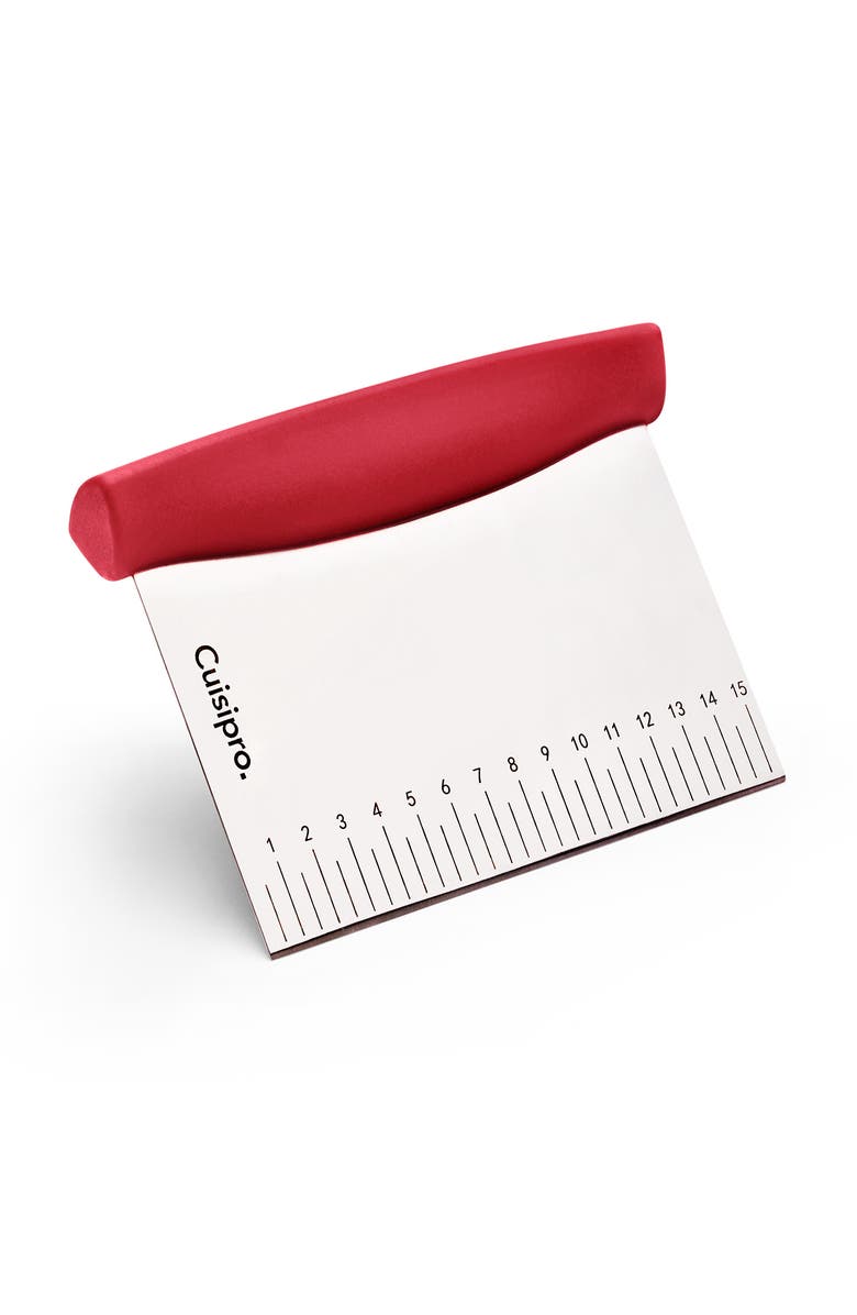CUISIPRO Dough Cutter & Scraper, Main, color, Red