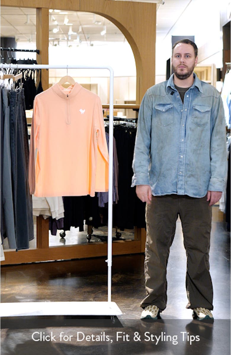 Quarter Zip Performance Golf Pullover, sales video thumbnail