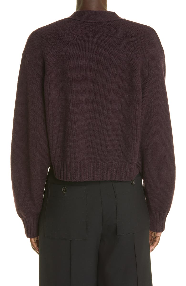 Proenza Schouler Eco Cashmere Crop Cardigan, Alternate, color, 