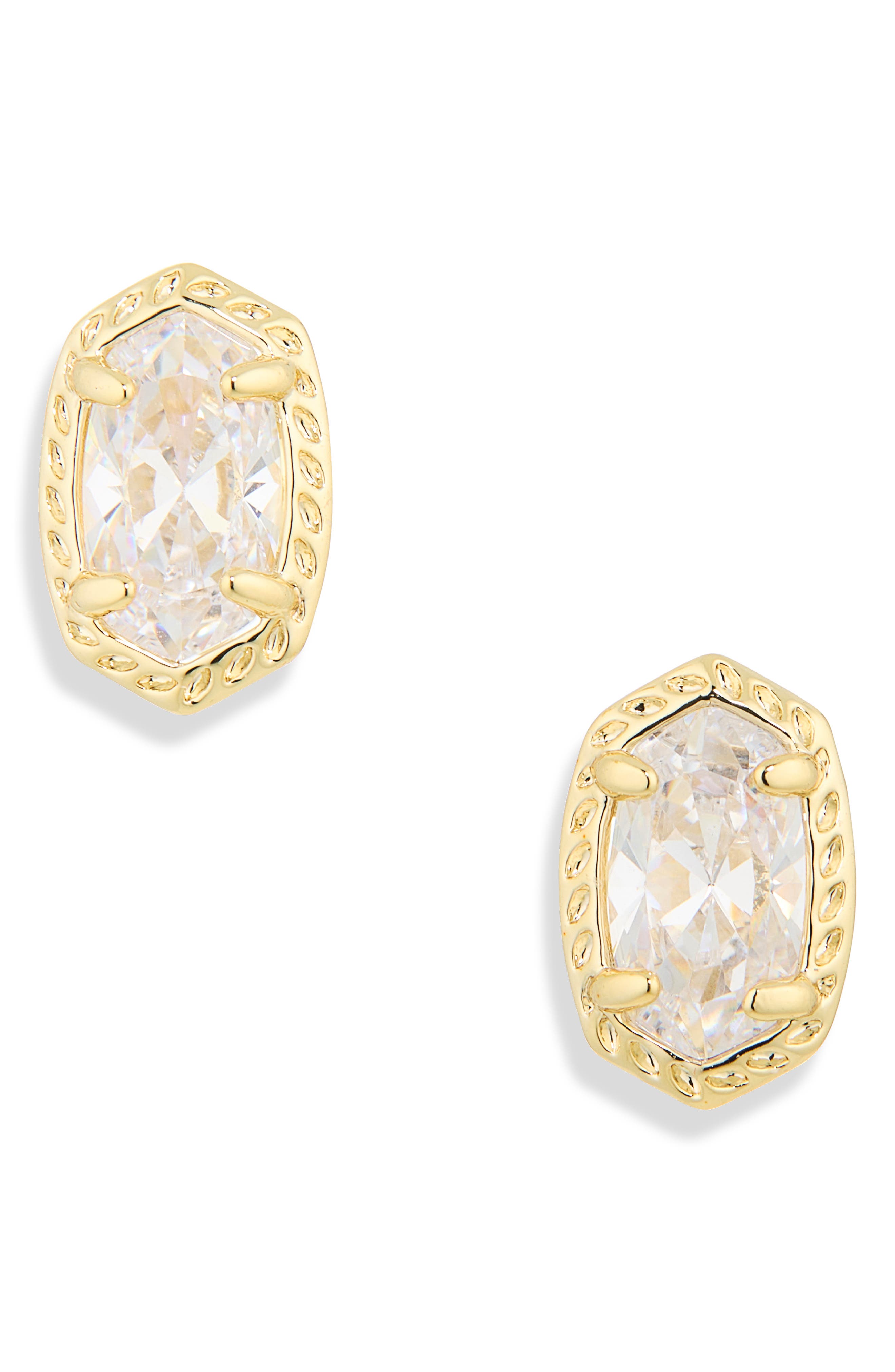 selected GOLD WHITE CZ