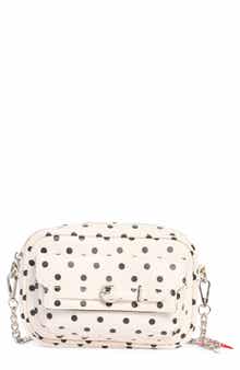 Crinkle Faux Leather Camer Bag
