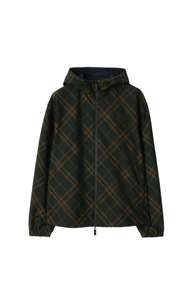 Burberry Reversible Check Hooded Jacket, Alternate, color, 
