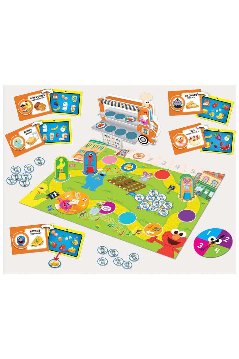 Sesame Street Food Truck Co-Op Game, Alternate, color, Multicolor