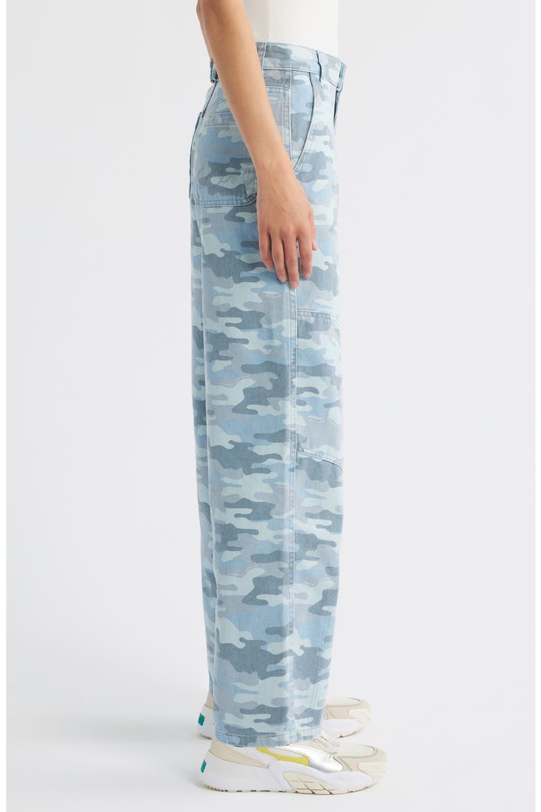 Drew Camo Print Mid Rise Relaxed Utility Jeans, Alternate, color, CAMO