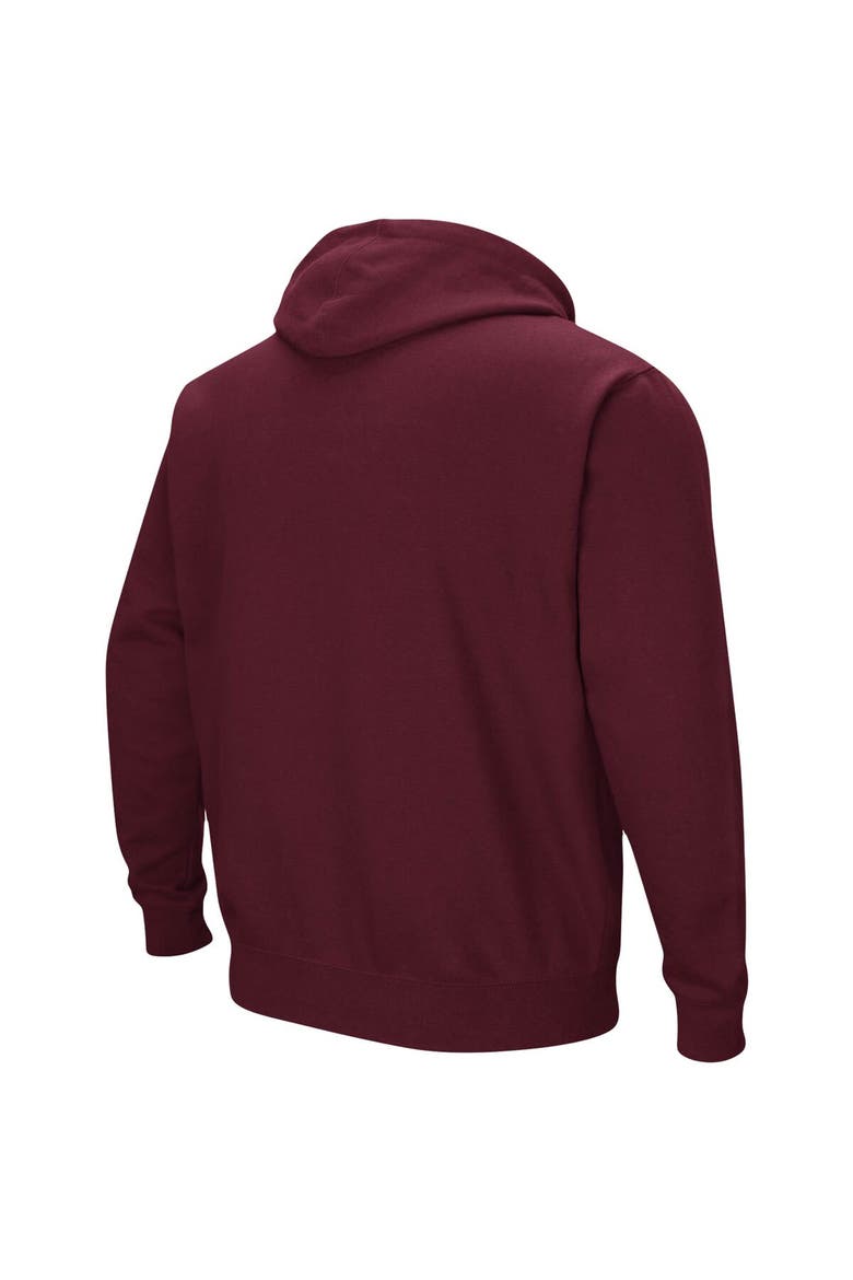 Men's Colosseum Maroon Virginia Tech Hokies Big & Tall Arch & Logo 2.0 Pullover Hoodie, Alternate, color, Maroon
