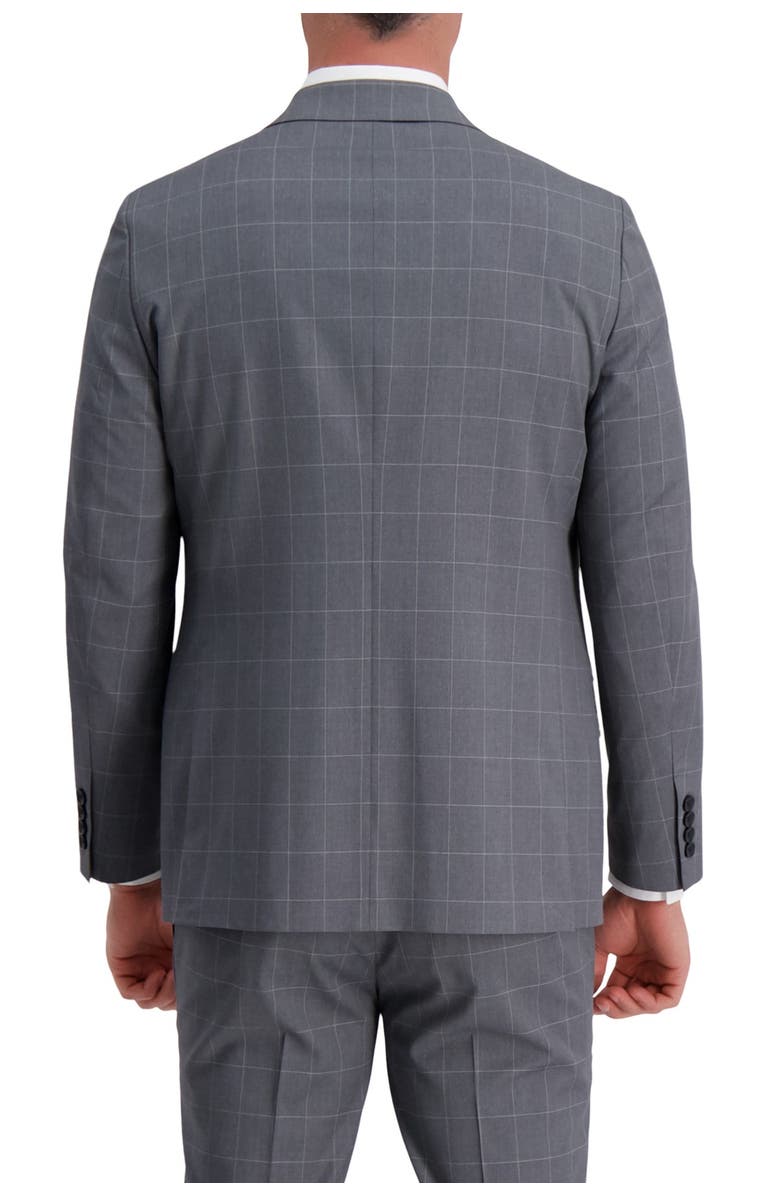 Louis Raphael Slim Fit Stretch Heather Windowpane Jacket, Alternate, color, 