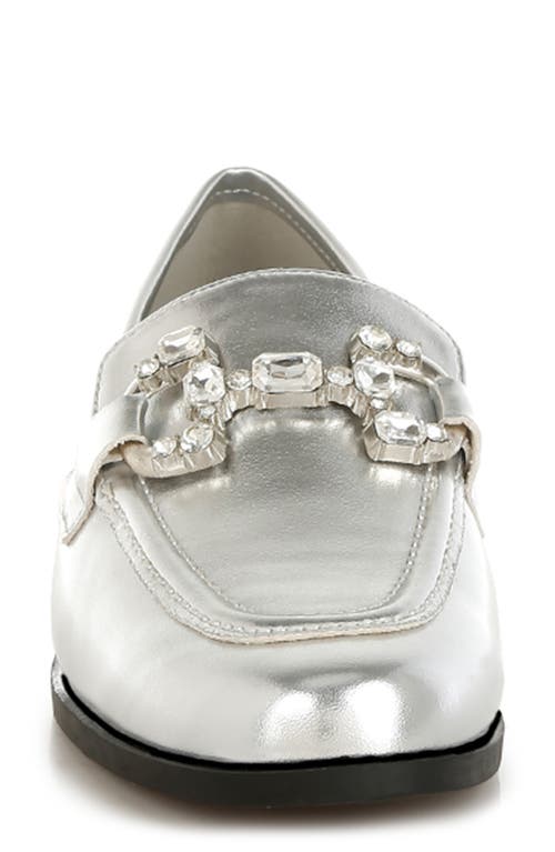Rag & Co Dendron Bit Loafer In Silver