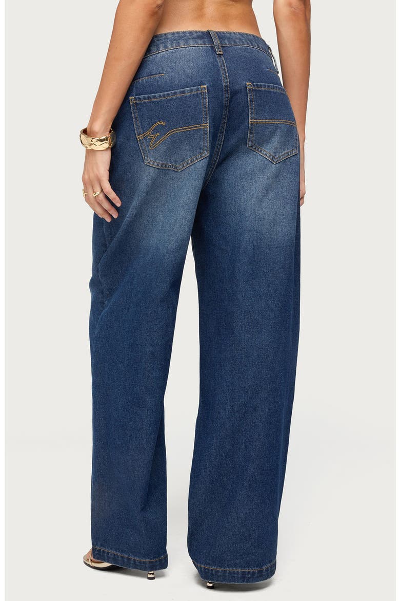 Nichol Low Rise Wide Leg Jeans, Alternate, color, MEDIUM-BLUE-WASHED