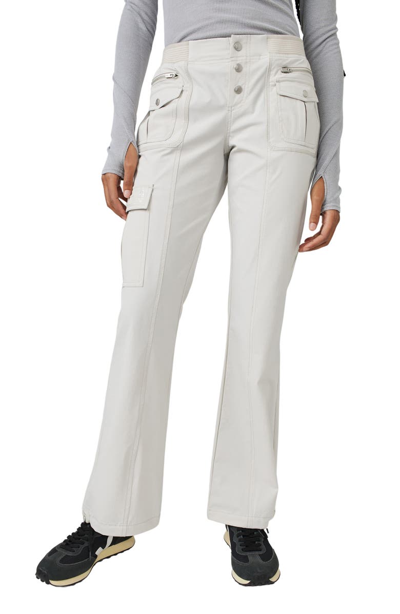 FP Movement by Free People Cascade Elastic Waist Flare Cargo Pants, Main, color, 