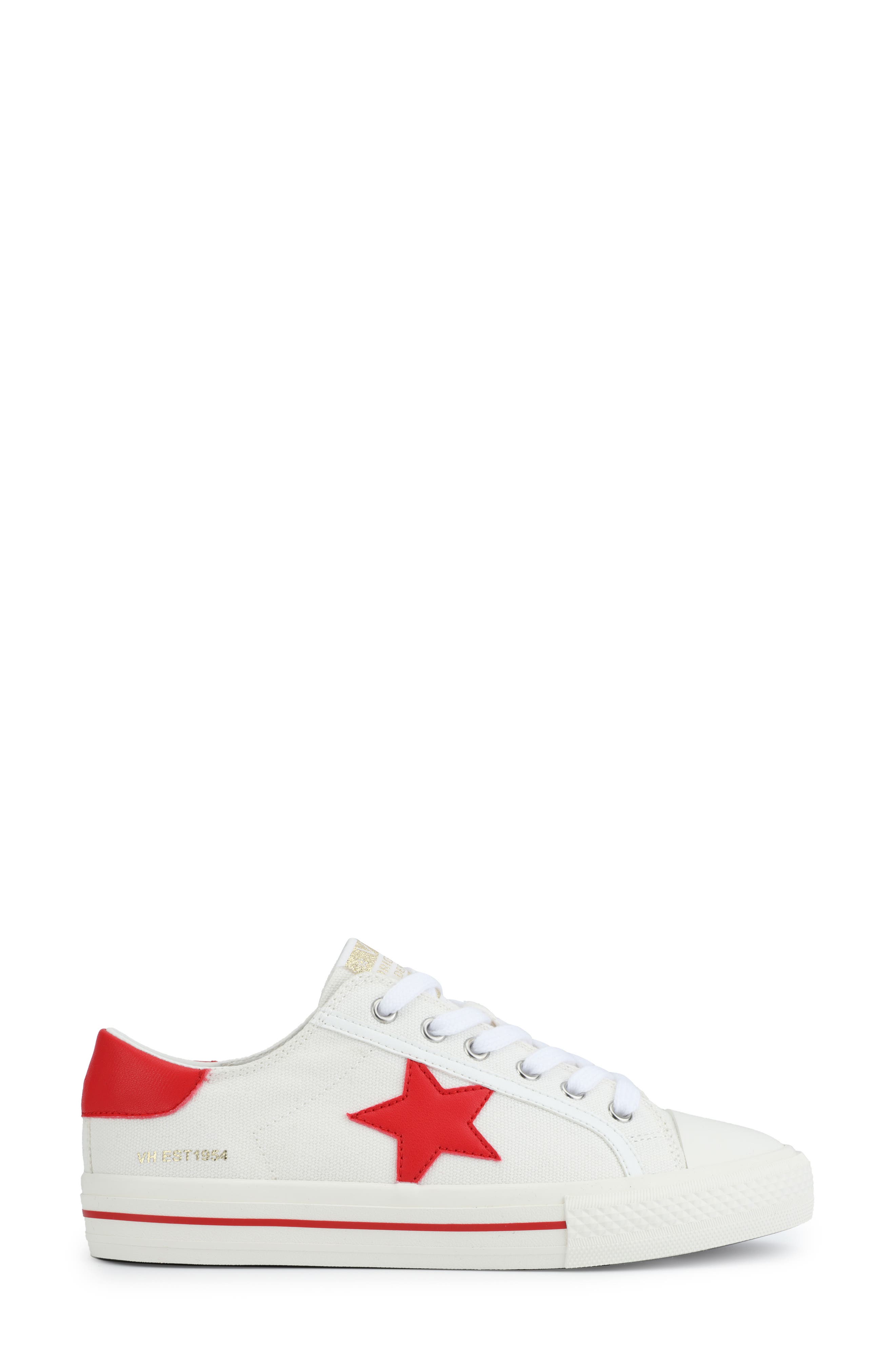 Alive Camo Sneaker, Alternate, color, WHITE/ RED MULTI