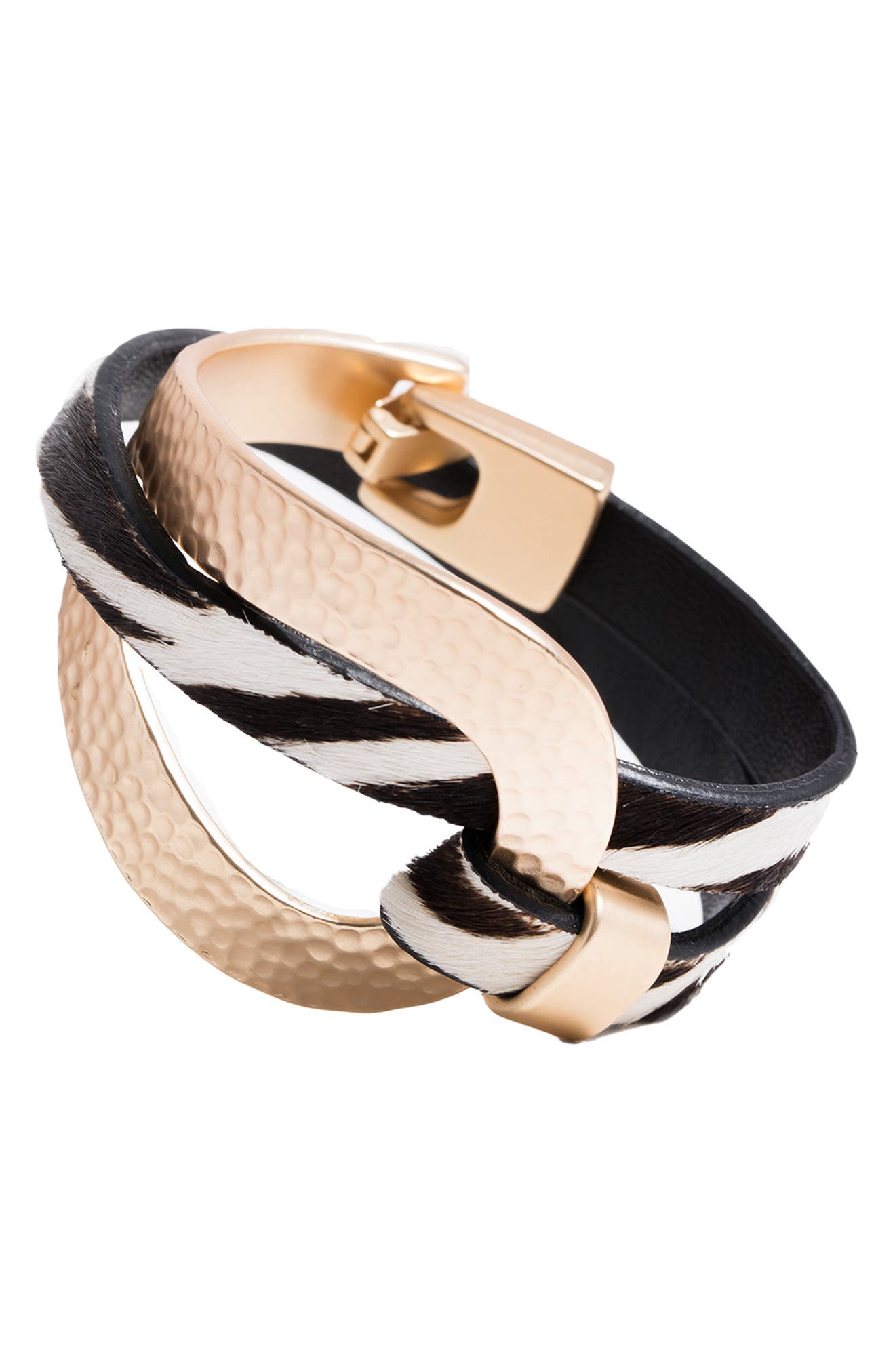 SAACHI Zebra Wrap Bracelet (Women) | Nordstromrack